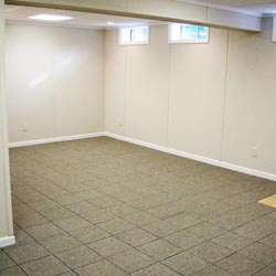 A beautiful finished basement room in New Haven