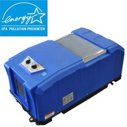 An energy efficient Energy Star rated crawl space dehumidifier installed in CT