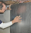 installation steps for crawl space insulation in a crawl space in Woodbury