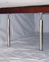 a crawl space repaired with crawl space jack posts and a crawl space liner for a home in Glastonbury