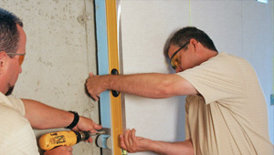 installing a basement wall finishing system in Hamden