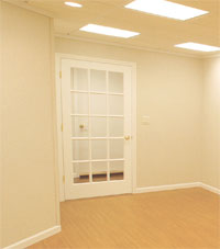 Basement ceiling tiles for a basement finishing project in Stamford