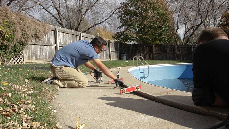 Concrete pool hotsell deck repair