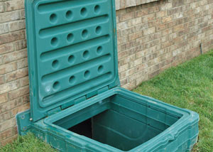 lockable crawl space access door installed in Hartford