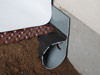 French Drain or Drain Tile system installed in a Greenwich crawl space