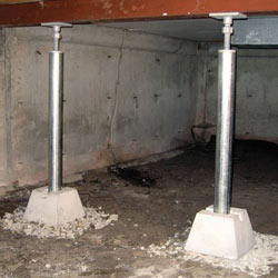 Installed crawl space jack post system in South Windsor
