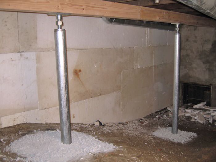 Crawl Space Jacks Installed By Authorized Foundation