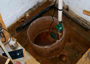 Extreme clogging and rust in a Wilton sump pump system