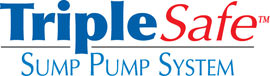 Sump pump system logo for our TripleSafe™, available in areas like Madison