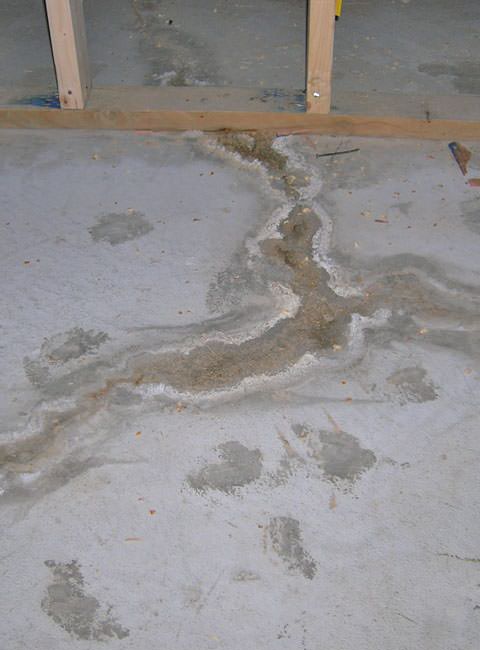 Basement Floor Wall Repair, How To Repair Concrete Basement Floor