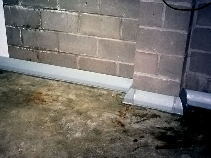 Baseboard Basement Drain Pipe System In Connecticut Homes French