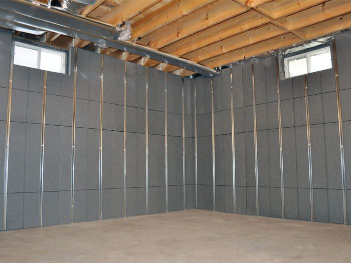Inorganic Basement Wall Panels In, Moisture Barrier In Basement Insulation