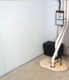 basement wall product and vapor barrier for West Hartford wet basements