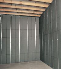 Thermal insulation panels for basement finishing in West Hartford, Connecticut